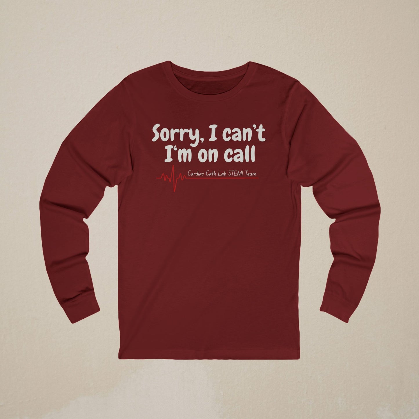 Cardiac Cath Lab On Call Long-Sleeve Tee