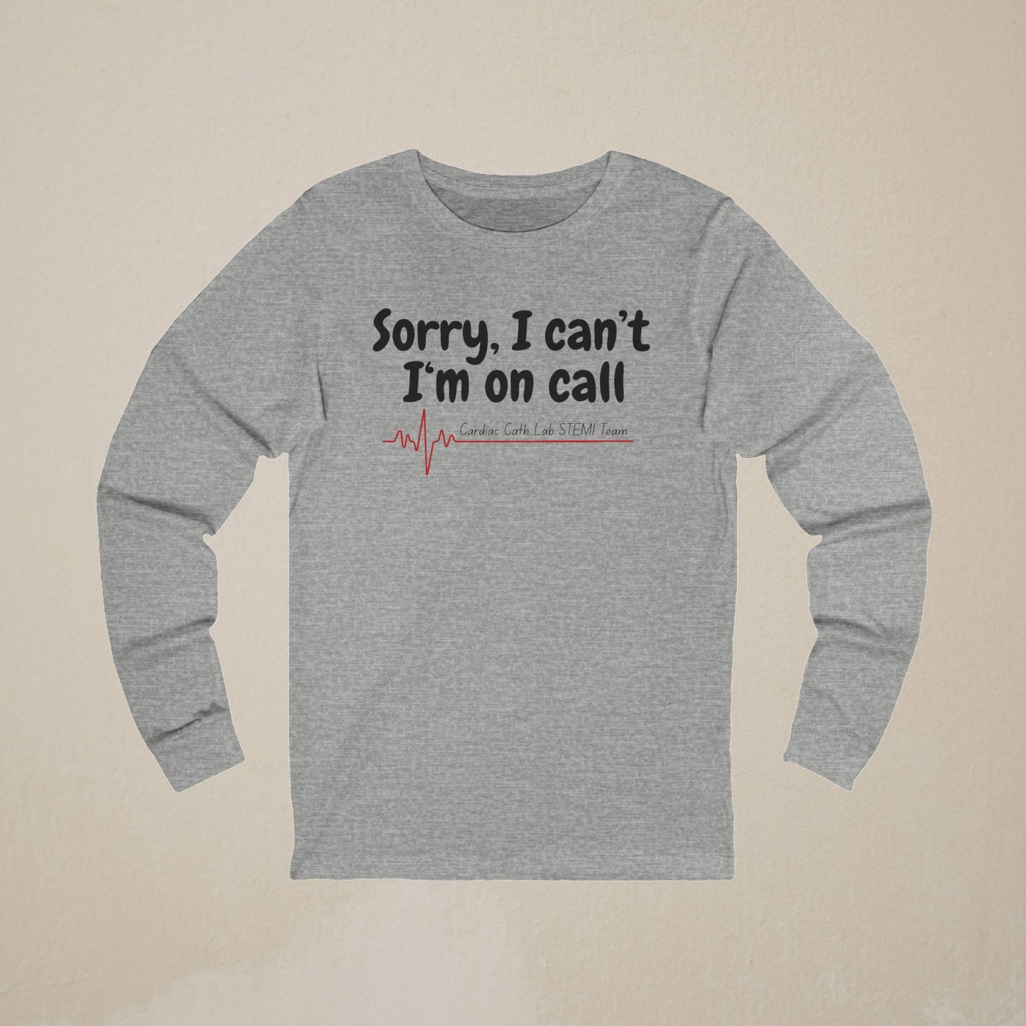 Cardiac Cath Lab On Call Long-Sleeve Tee