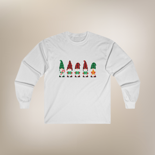 Christmas Gnome Long-Sleeve Holiday Shirt