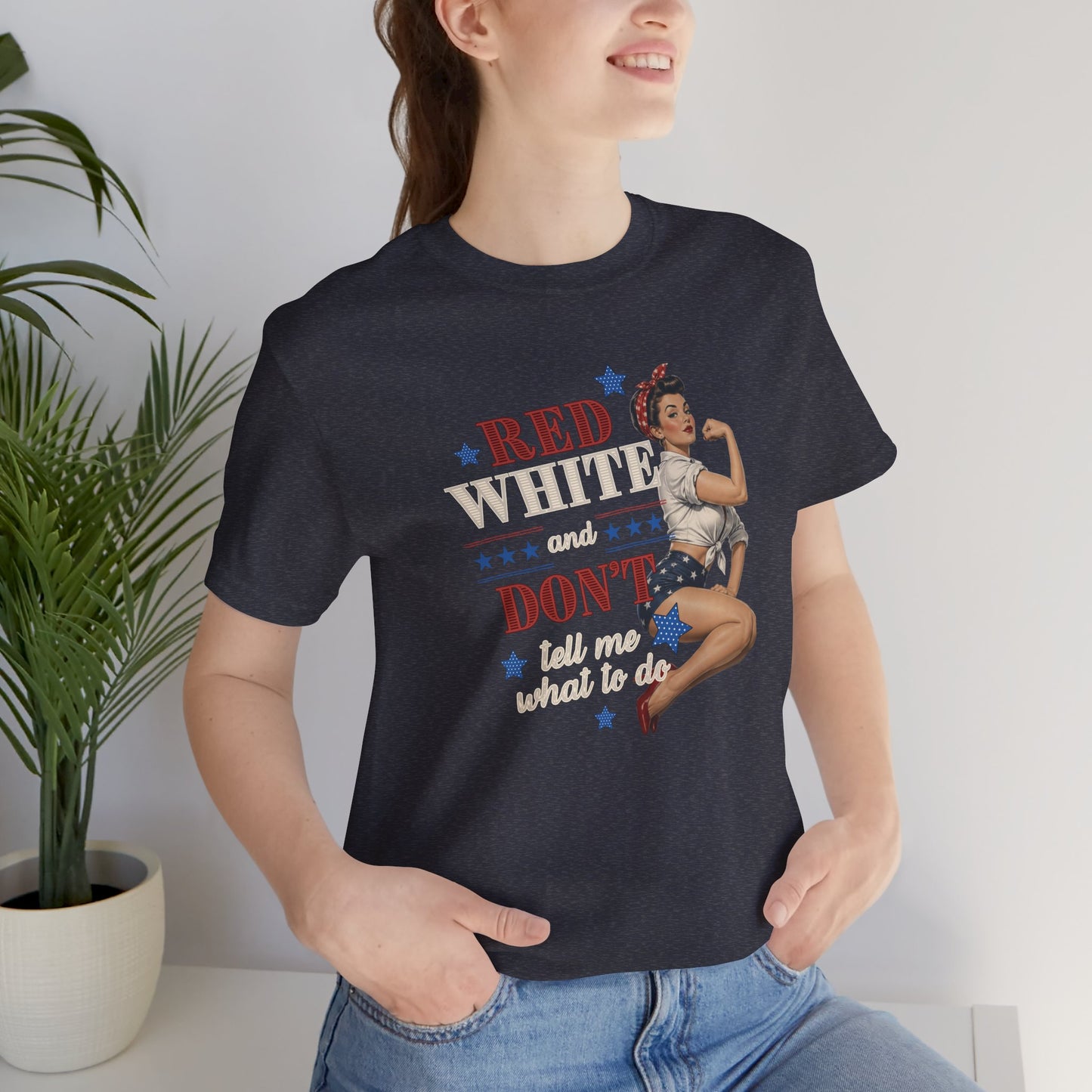 4th of July Pinup Tee — "Don't Tell Me What To Do"