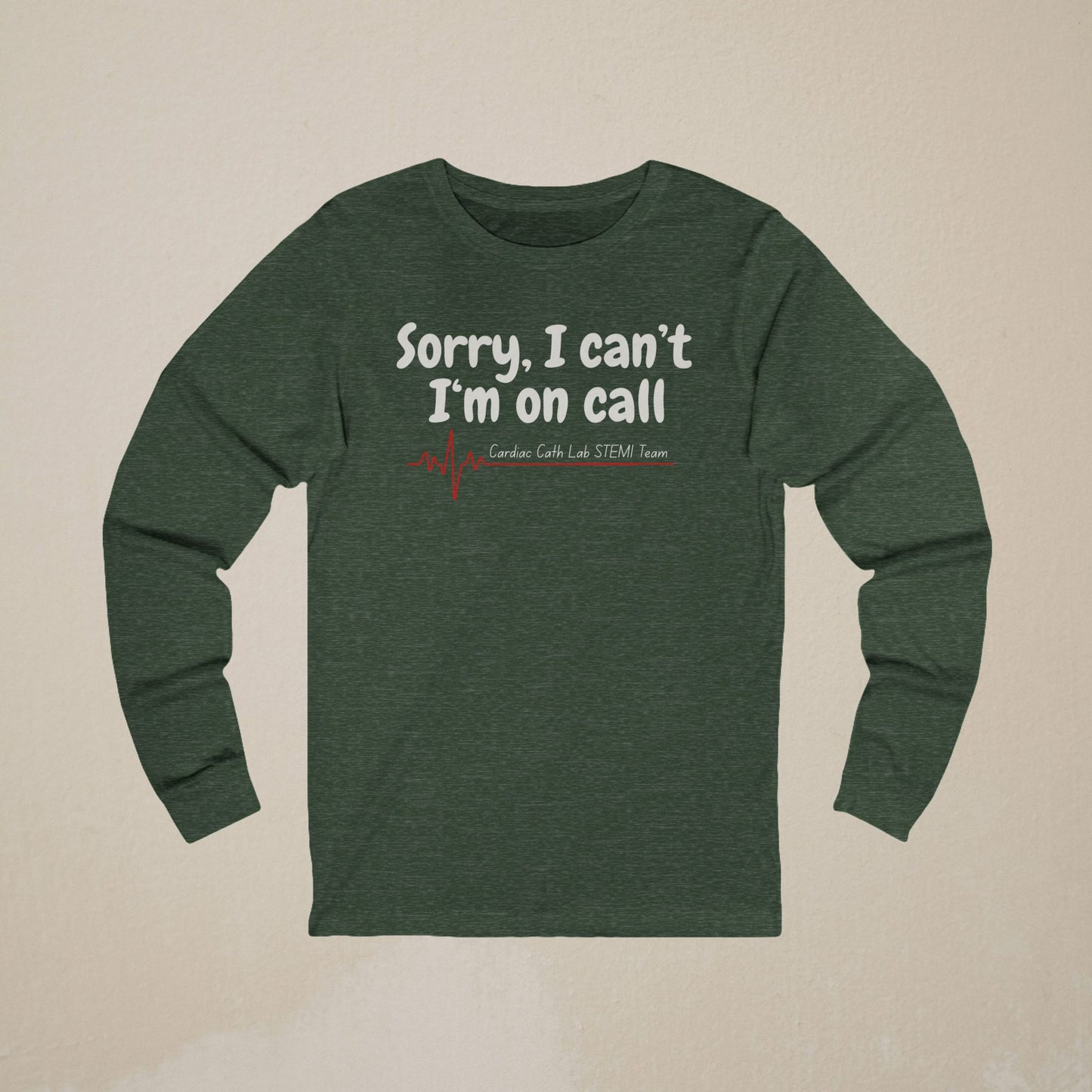 Cardiac Cath Lab On Call Long-Sleeve Tee