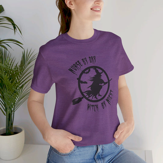 Halloween Nurse By Day, Witch By Night T-Shirt