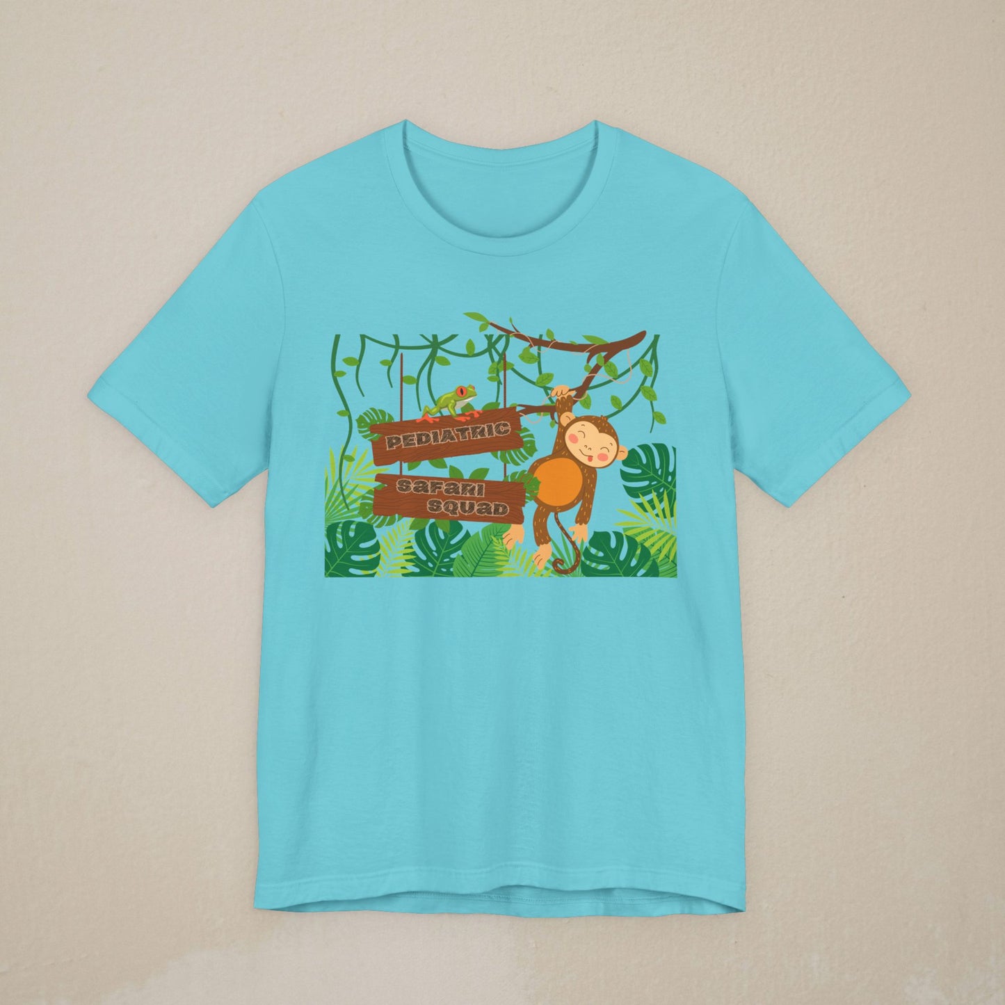 Jungle Explorer T-Shirt — Playful Monkey Pediatric Safari Squad Shirt