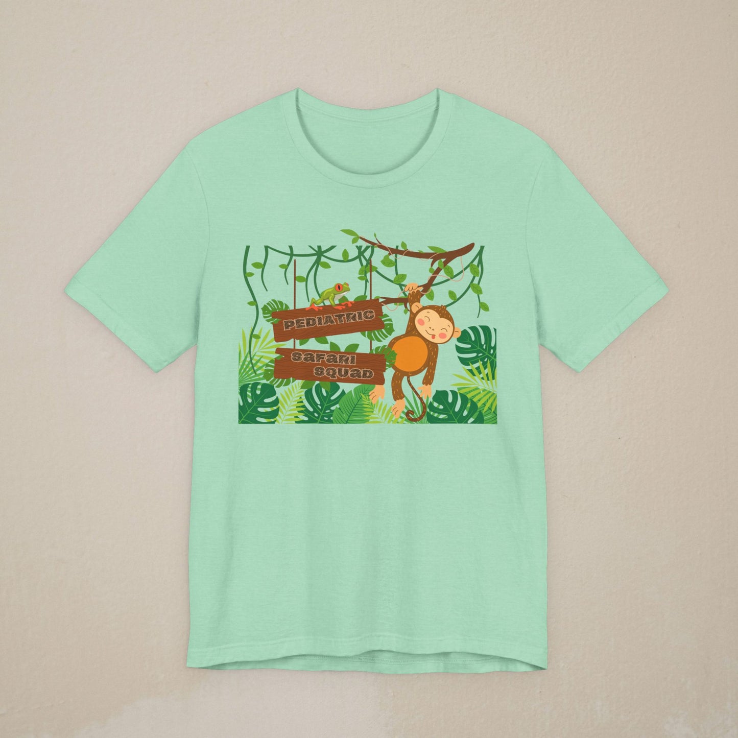 Jungle Explorer T-Shirt — Playful Monkey Pediatric Safari Squad Shirt