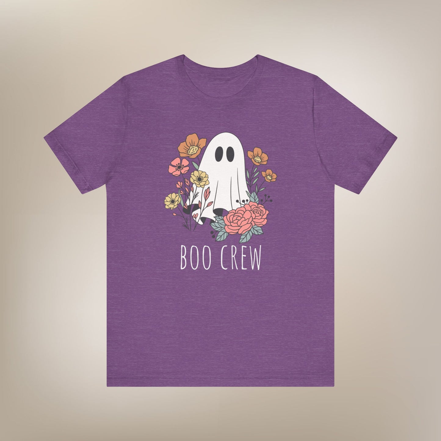 Halloween Cute Ghost Boo Crew Shirt