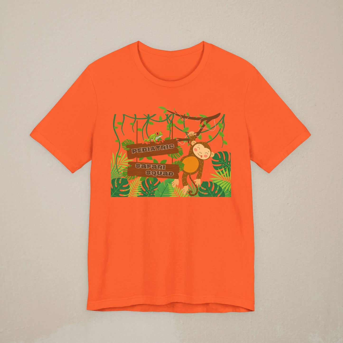 Jungle Explorer T-Shirt — Playful Monkey Pediatric Safari Squad Shirt