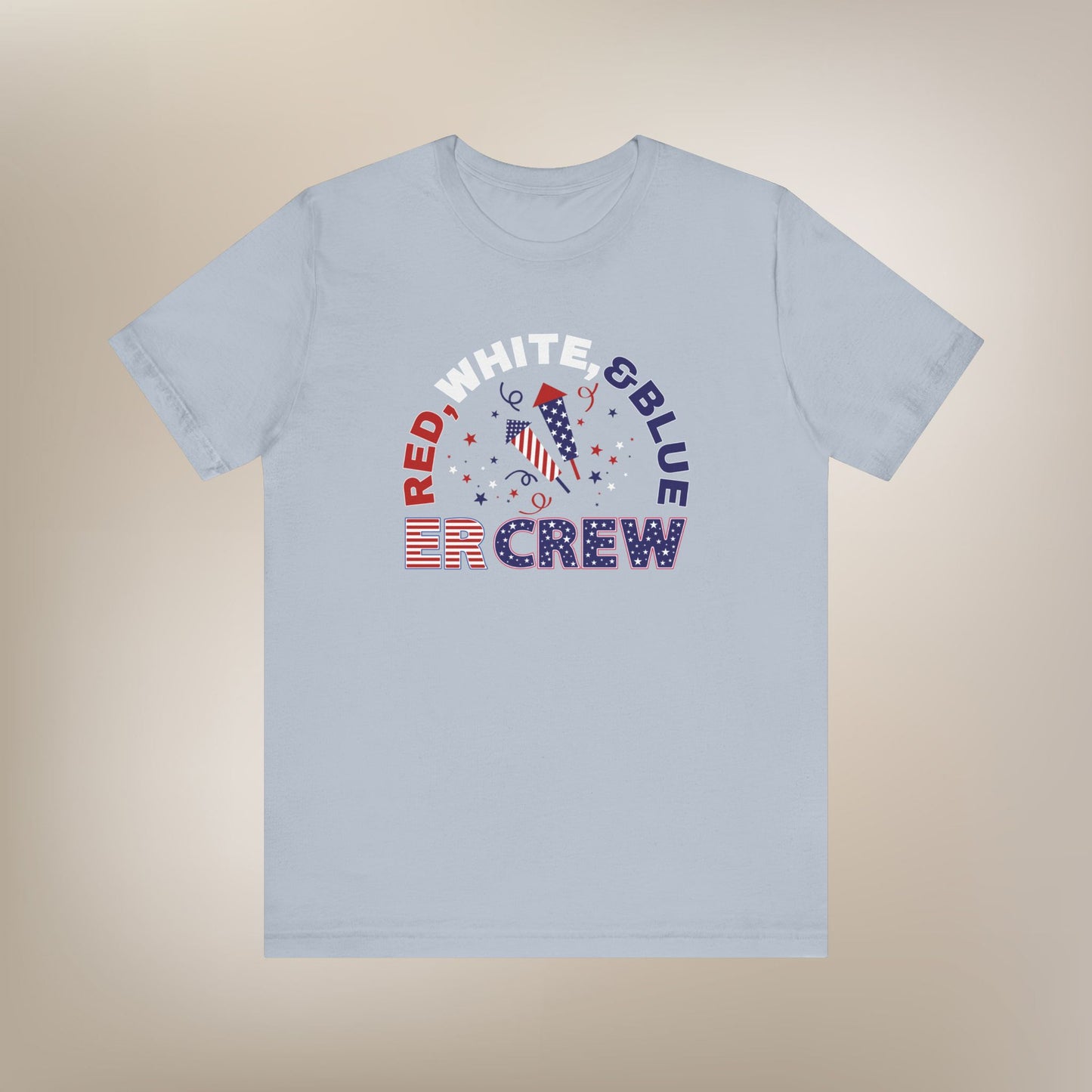 Red, White, and Blue ER Crew Fireworks T-Shirt