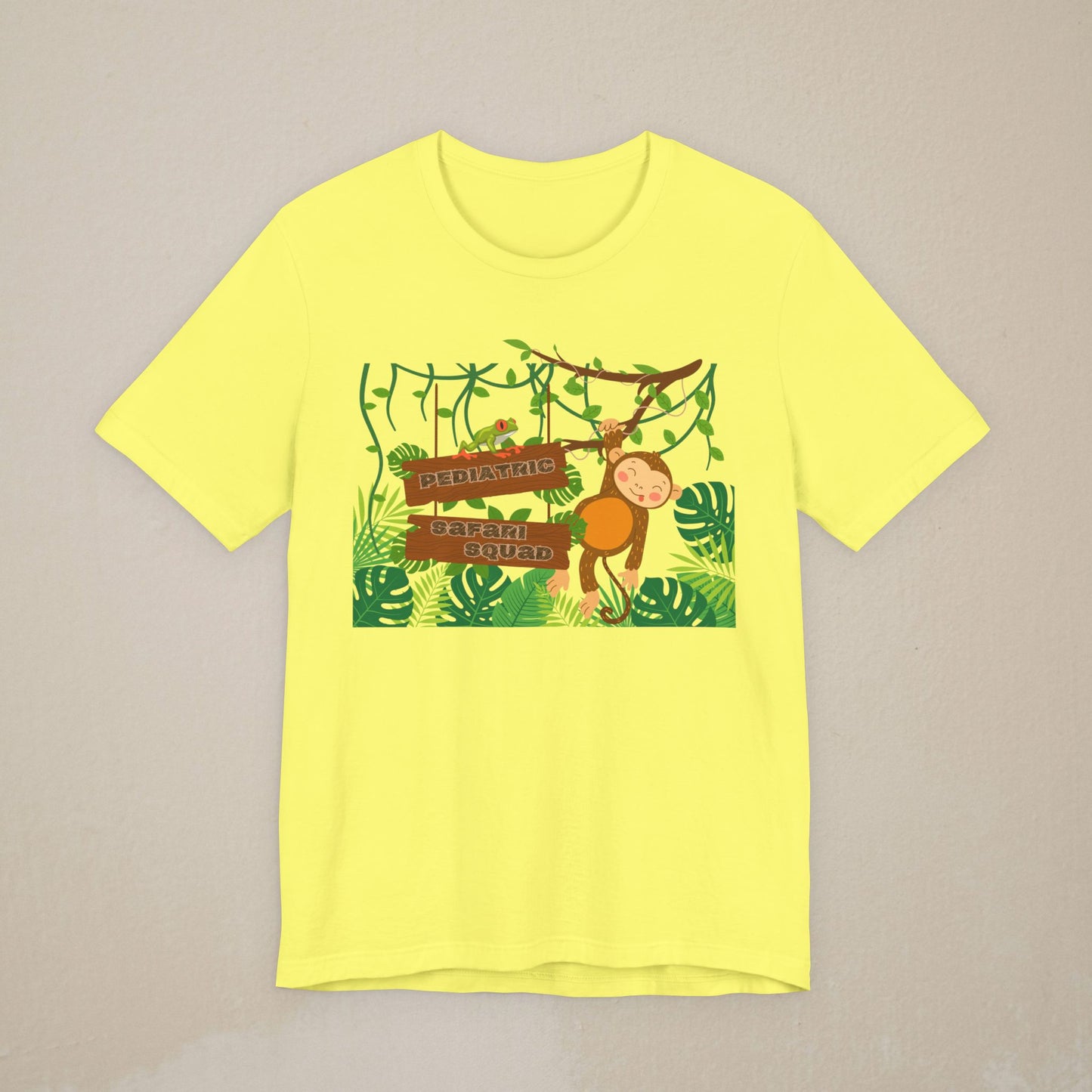 Jungle Explorer T-Shirt — Playful Monkey Pediatric Safari Squad Shirt