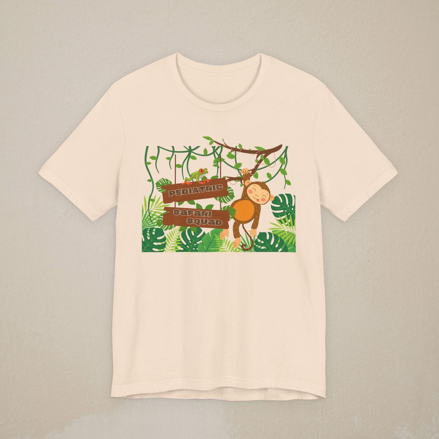 Jungle Explorer T-Shirt — Playful Monkey Pediatric Safari Squad Shirt