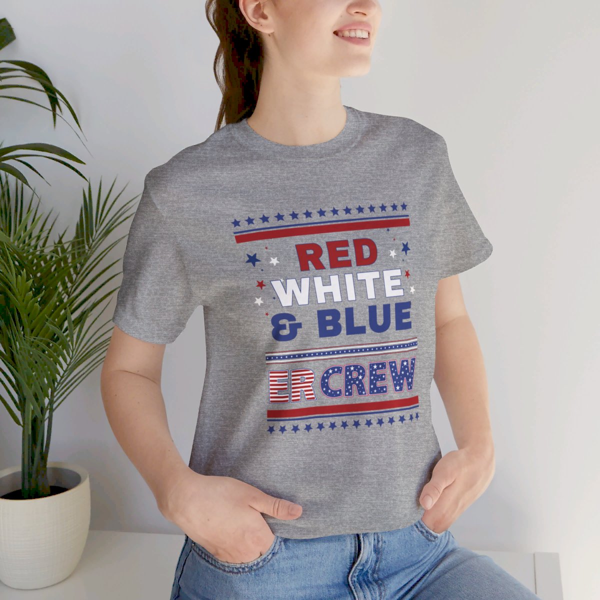 Red, White, and Blue ER Crew TShirt